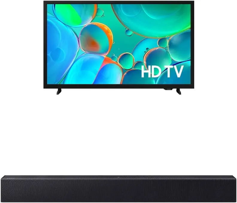 Combo Samsung Smart TV 32" HD H5000F + Soundbar HW-B400F: o que esperar na prática