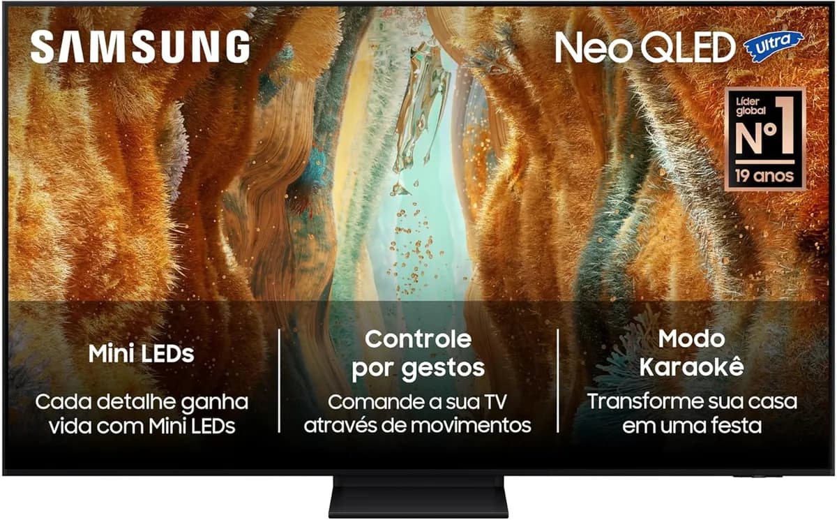 Samsung Vision AI TV 65" NEO QLED ULTRA 4K QN70F 2025: compensa pelo preço?