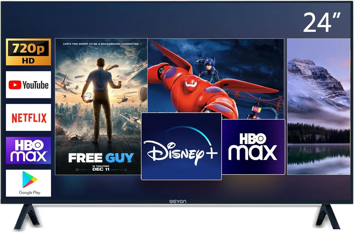 Smart TV 24" LED HD Weyon com Android: o que saber antes de comprar