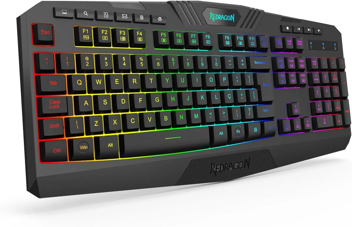 Testamos o Teclado Membrana Gamer Redragon Harpe Wireless: vale a pena?